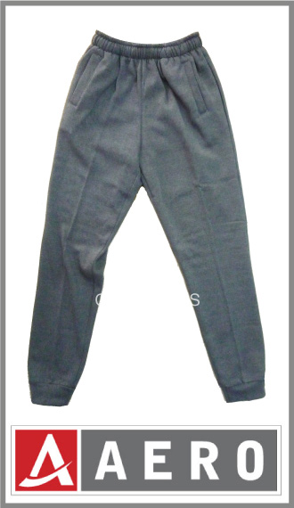 Pantalon friza Aero p/hombre, corte chupin c/puños en las pierna t 1/4