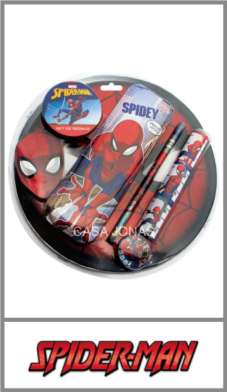 Set escolar 5 items Spiderman