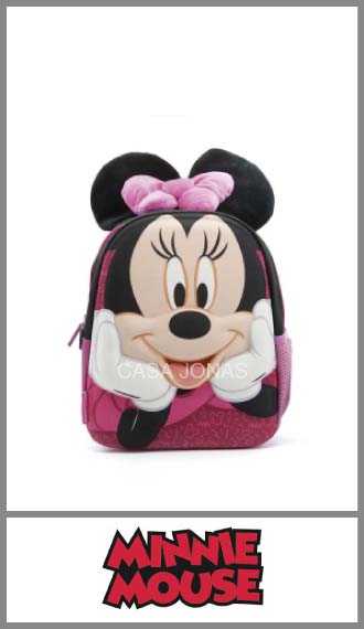 Mochila infantil Minnie Disney para nena 21cm x 31cm x 12cm