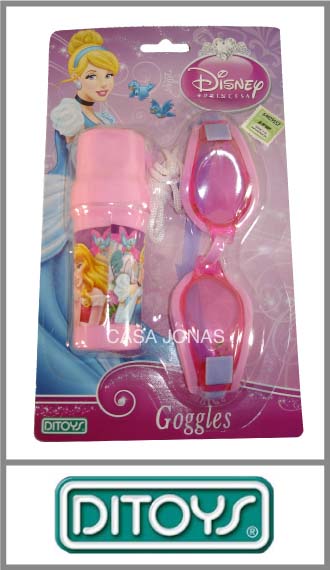 Antiparras con guarda objetos Princesas Disney para nena en talle único