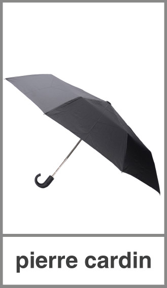 Paraguas mini Pierre Cardin con mango de plastico curvado