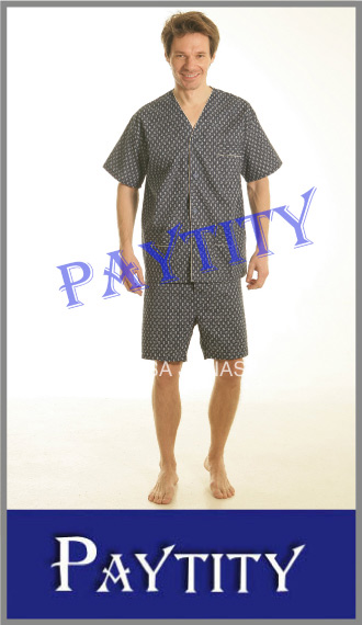 Traje pijama manga corta y pantalón corto Paytity talles 56/60
