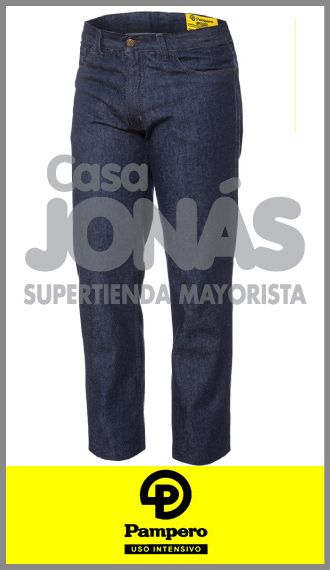 Jean clásico 12 onzas azul stone Pampero ropa de trabajo especial 56/60