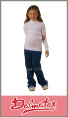 Pantalon rustico tiro bajo colegial Dalmatex nena juvenil talles 14/18