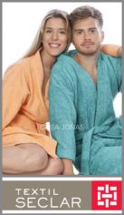 Salida de baño de toalla para adulto 100% algodon Seclar talles S/XL