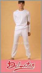 Camiseta de interlock manga larga cuello redondo Dalmatex T. 42/44