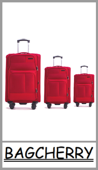 Set de 3 valijas Bagcherry rígidas ruedas 360º  20, 24 y 28 pulgadas