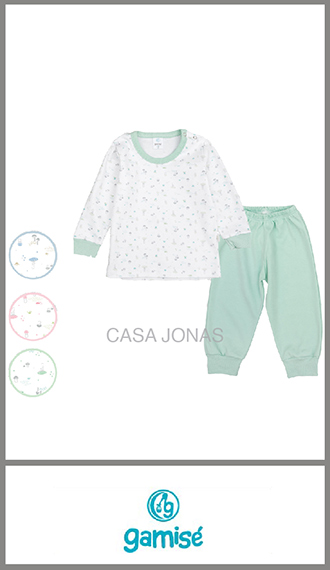 Pijama Gamise p/bebe estampado linea soft t 1/4