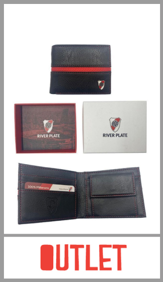 Billetera  de hombre River Plate licencia oficial en caja