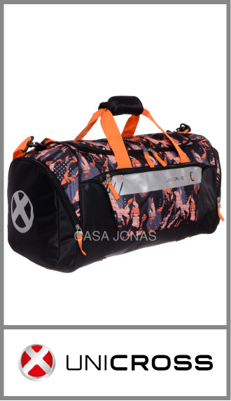 Bolso de viaje Unicross combinado nylon, medida 50cm x 25cm x 29cm
