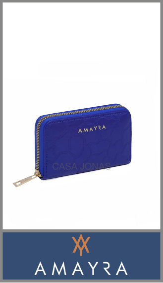 Billetera de mujer Amayra con cierre medida 13cm x 9cm