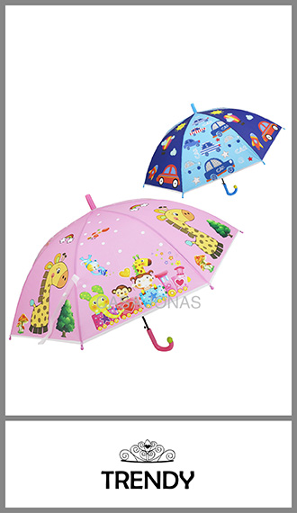 Paraguas Trendy de chicos estampado nenas