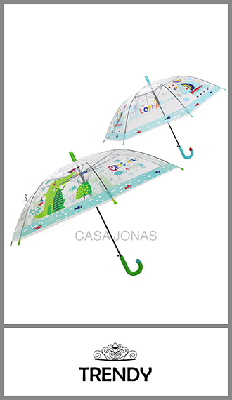 Paraguas Trendy de chicos estampado cocodrilo