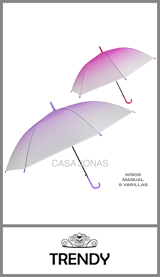 Paraguas oferta Trendy de chicos estampado a rayas