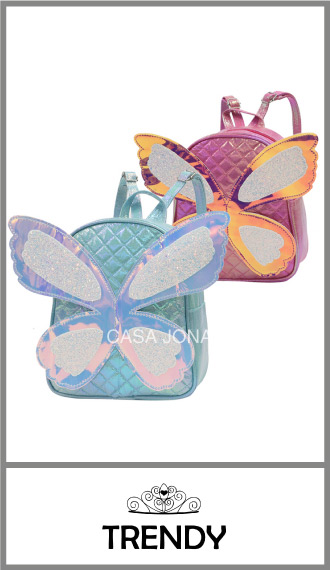Mochila Trendy infantil Mariposa medida 22cm x 18cm x 8cm