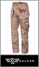 Super pantalon cargo reforzado Halcón para trabajo talles 40 al 54
