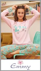 Pijama manga larga Emmy talle comun S/XL