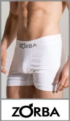 Boxer Zorba liso seamless p/hbre en algodón sin costura Sal 2XL